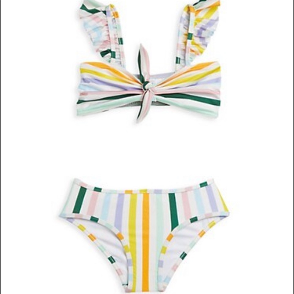 Zimmermann size 4 frills bikini NWT